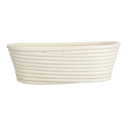 Panier de fermentation ovale en rotin Vogue 250x150x80mm