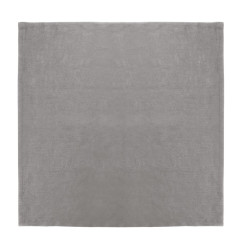Serviettes de table en lin Olympia grises 400x400mm (lot de 12)