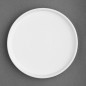 Assiettes plates rondes Olympia Whiteware 210mm (lot de 6)