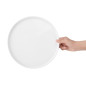 Assiettes plates rondes Olympia Whiteware 268mm (lot de 4)