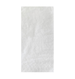 Serviettes de table blanches Fasana 400mm pliage 1/8 (lot de 1000)