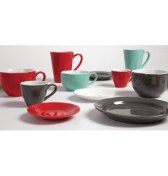 Mugs Latte Olympia Café rouges 340ml (lot de 12)