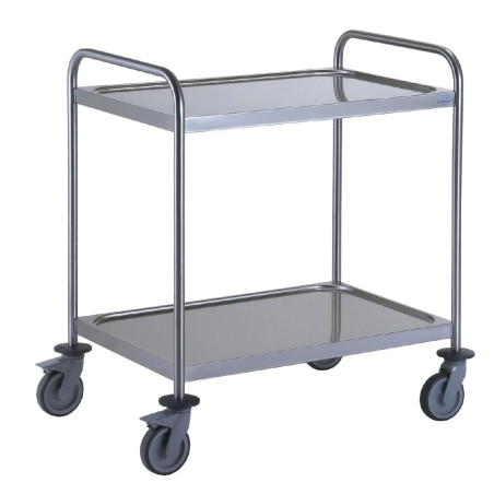 Chariot de service 2 plateaux Tournus 800x530mm