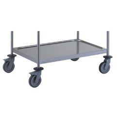 Chariot de service 2 plateaux Tournus 800x530mm