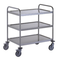 Chariot de service 3 plateaux Tournus 800x530mm