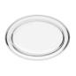 Plat de service ovale en inox Olympia 220mm