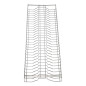 Support inox pour assiettes Vogue 915 mm