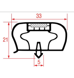 JOINT 1051 A ENCASTRER 1565x656 mm INFRICO