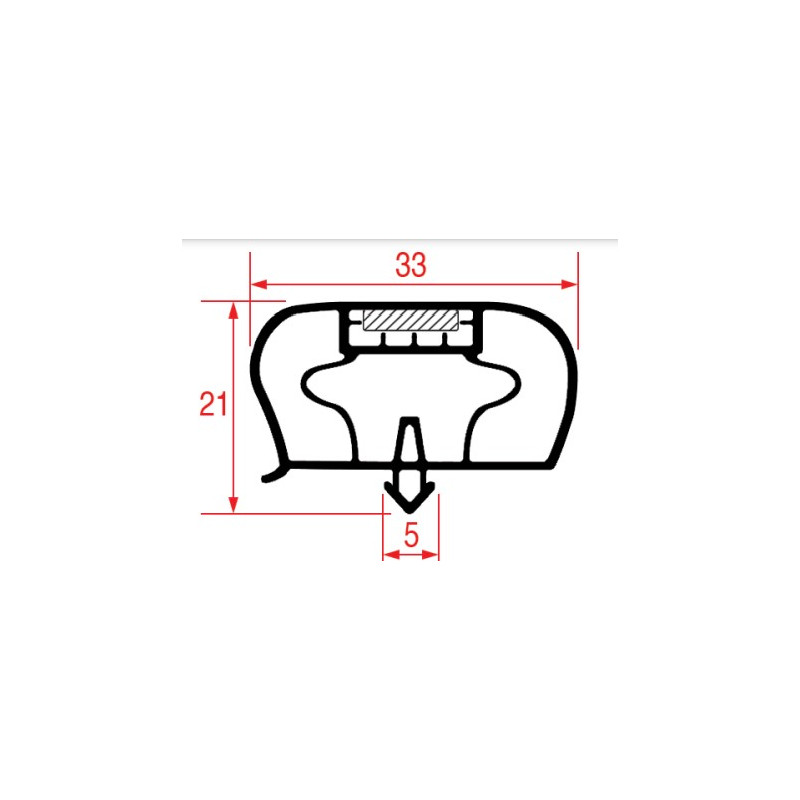 JOINT 1051 A ENCASTRER 1565x656 mm INFRICO