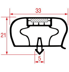 JOINT 1051 A ENCASTRER 1565x656 mm INFRICO