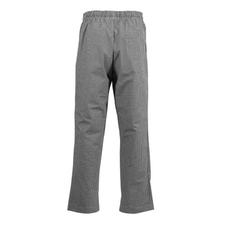 Pantalon de cuisine Whites Easyfit à petits carreaux noirs XS