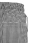 Pantalon de cuisine Whites Easyfit à petits carreaux noirs XS