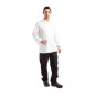 Veste de cuisine mixte blanche à manches longues Chef Works Calgary Cool Vent XS