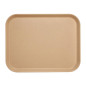 Plateau en polyester Versalite Cambro moka moucheté 45,7 cm