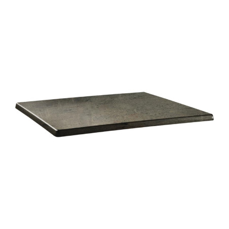 Plateau de table rectangulaire Topalit Classic Line 110x70cm béton