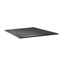 Plateau de table carré Topalit Smartline 70x70cm anthracite