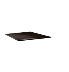 Plateau de table carré Topalit Smartline 70x70cm wengé