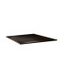 Plateau de table carré Topalit Smartline 70x70cm wengé