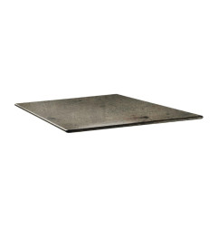 Plateau de table carré Topalit Smartline 70x70cm béton