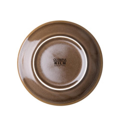 Assiettes plates rondes écorce Kiln Olympia 178mm lot de 6 