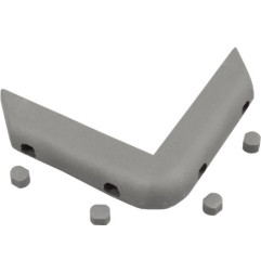 BUTOIR ANGLE AVEC BOUCHON 228082 TOURNUS avec 4 rivets 254001