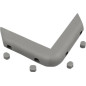 BUTOIR ANGLE AVEC BOUCHON 228082 TOURNUS avec 4 rivets 254001