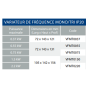 VARIATEUR DE FREQUENCE VFM MONO-TRI 230V VARIATEUR DE FREQUENCE VFM MONO-TRI 230V