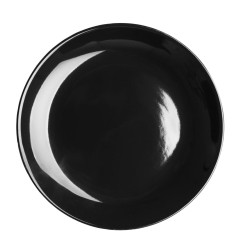 Assiettes creuses Olympia Café noires 205mm (lot de 12)