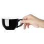 Tasses à cappuccino Olympia Café noires 340ml (lot de 12)