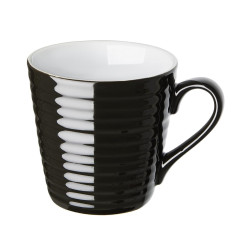 Mugs Aroma Olympia Café noirs 340ml (lot de 6)