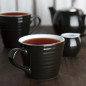 Mugs Aroma Olympia Café noirs 230ml (lot de 6)