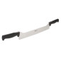 Couteau droit à deux poignées noir Boska 330mm