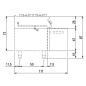 Fourneau gaz 4 feux vifs Gastro M 70/80 PCG