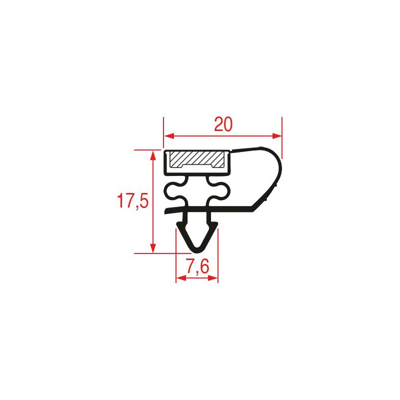 JOINT 1022 ou 9153 A ENCASTRER 1545x670 mm