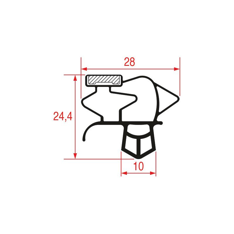 JOINT A ENCASTRER 1550x660 mm