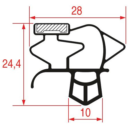 JOINT A ENCASTRER 1550x660 mm