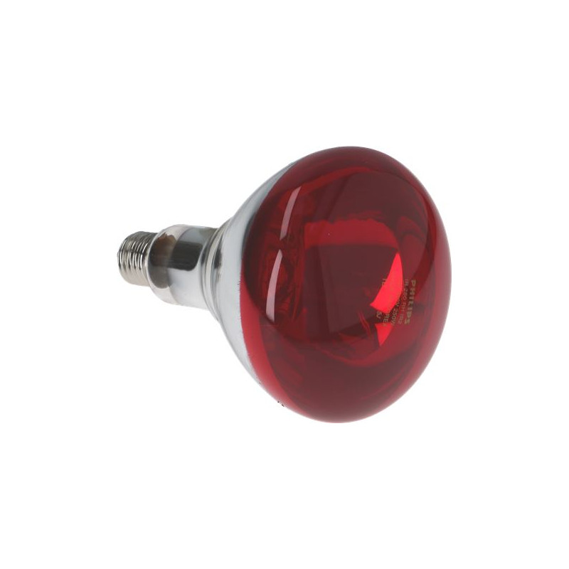 LAMPE INFRAROUGE PHILIPS ROUGE/BLANC E27 150W/250W - 240V