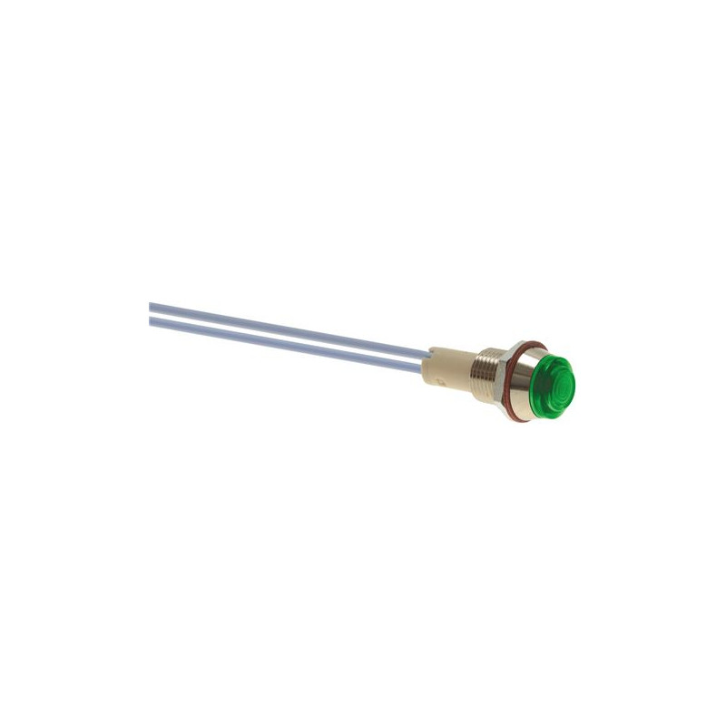 VOYANTS LUMINEUX PERCAGE ø 12 mm SUPPORT LAITON (400V)