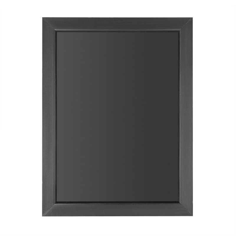 Ardoise murale avec cadre en bois noir Olympia 450x600mm