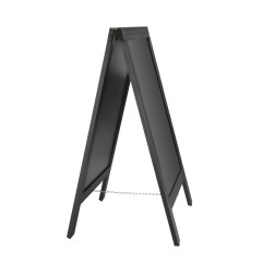 Panneau de trottoir avec cadre en bois noir Olympia 500x850mm