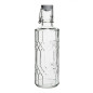 Bouteilles d'eau en verre avec bouchon Olympia Geo 640 ml (lot de 6)
