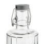 Bouteilles d'eau en verre avec bouchon Olympia Geo 380 ml (lot de 6)