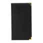 Porte-addition en cuir Securit Classic noir Porte-addition en cuir Securit Classic noir