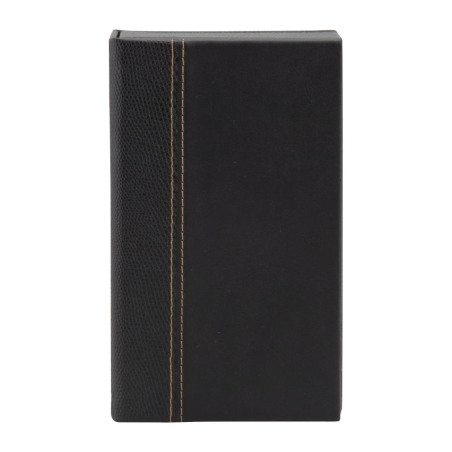 Coffret porte-addition en cuir Securit Trendy noir