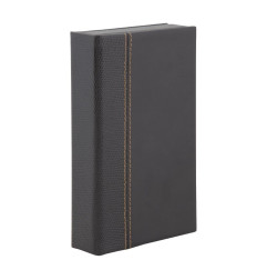 Coffret porte-addition en cuir Securit Trendy noir