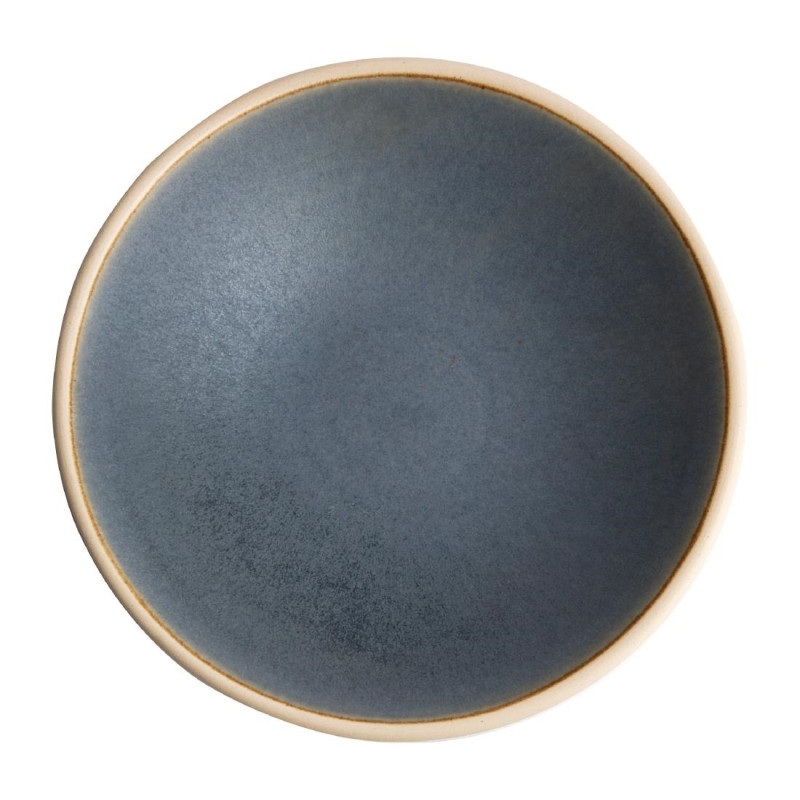 Assiettes creuses granit bleu Olympia Canvas 200mm (lot de 6)