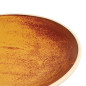 Assiettes creuses terre de sienne Olympia Canvas 200mm (lot de 6)