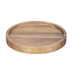 Assiette ronde en acacia Olympia 150mm 