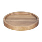 Assiette ronde en acacia Olympia 150mm 