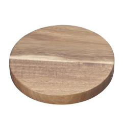 Assiette ronde en acacia Olympia 150mm 